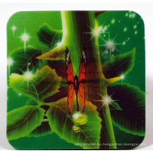 Butterfly Flip Effect 3D Cup Coaster Mat